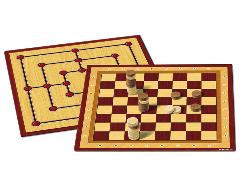 Bonaparte Dáma a mlýn dřevěné kameny společenská hra